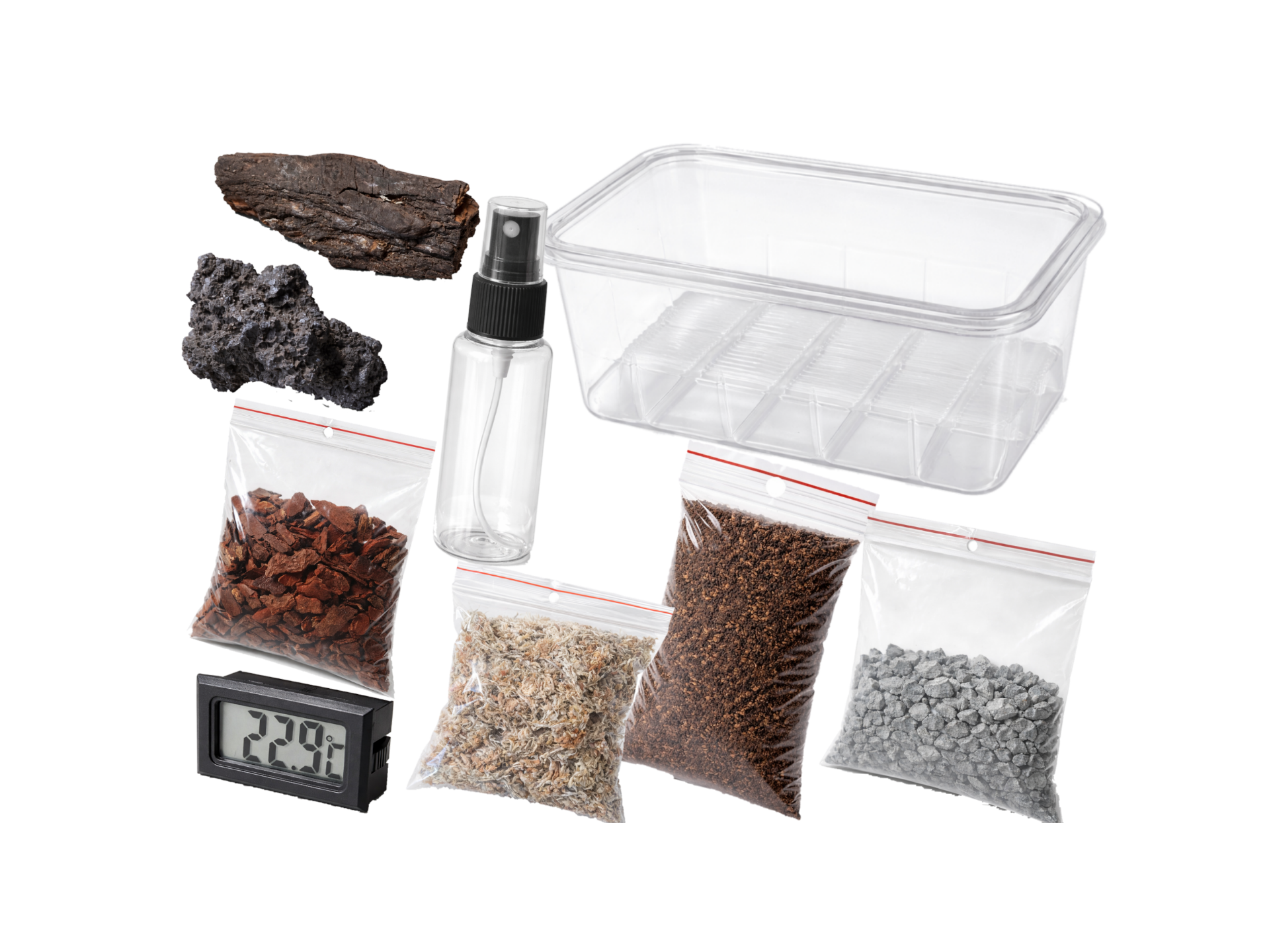 Zestaw terraryjny dla śluzowca